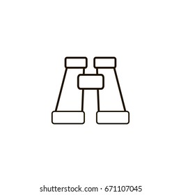 binoculars icon. sign design