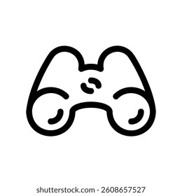 Binoculars icon signifying search, observation, discovery, or zoom function