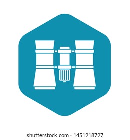 Binoculars icon. Simple illustration of binoculars vector icon for web