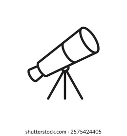 binoculars icon Simple thin outline