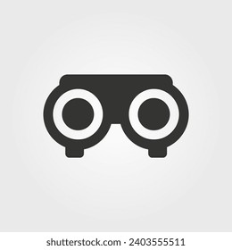 Binoculars icon - Simple Vector Illustration