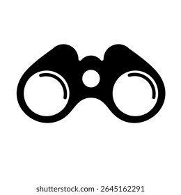 Icono de binoculares. Icono de binoculares Plantilla color editable. Ilustración de binoculares. Señal de Vector del símbolo de advertencia de tráfico aislado en la ilustración de fondo blanco para gráfico y Diseño web.