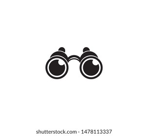 Binoculars Icon Vector Design Element Logo Template