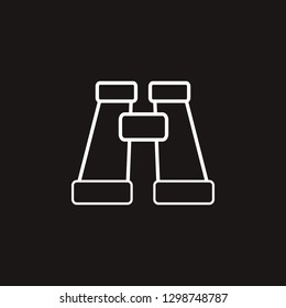 binoculars icon. binoculars vector design. sign design