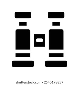 binoculars icon. vector glyph icon for your website, mobile, presentation, and logo design.