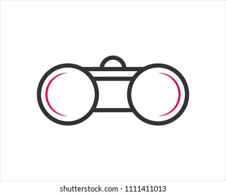 Binoculars icon Vector Illustration