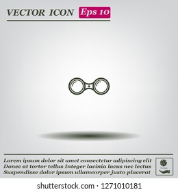 binoculars icon , vector illustration