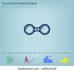 binoculars icon , vector illustration