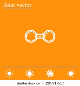binoculars icon , vector illustration