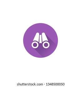 binoculars icon vector illustration