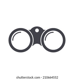 binoculars icon , vector illustration