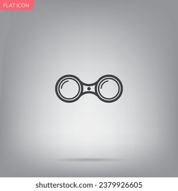 binoculars icon , vector illustration