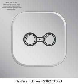 binoculars icon , vector illustration