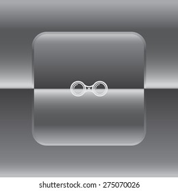 binoculars icon , vector illustration