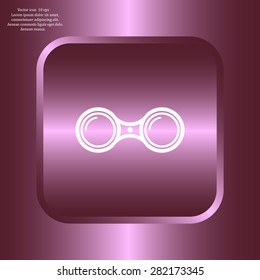 binoculars icon , vector illustration