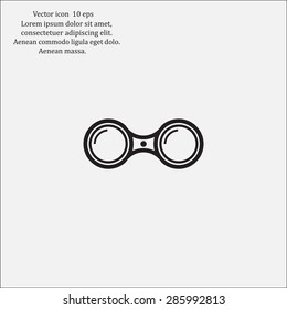 binoculars icon , vector illustration