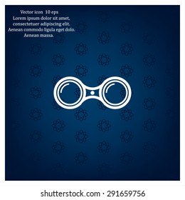 binoculars icon , vector illustration