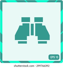 binoculars icon , vector illustration