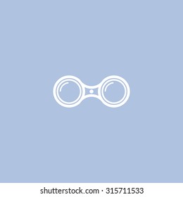 binoculars icon , vector illustration