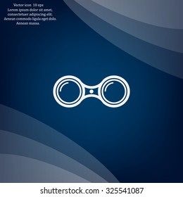 binoculars icon , vector illustration