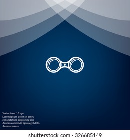 binoculars icon , vector illustration