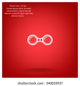 binoculars icon , vector illustration