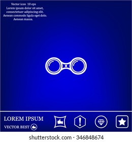 binoculars icon , vector illustration