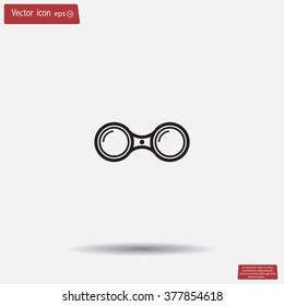 binoculars icon , vector illustration