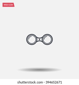 binoculars icon , vector illustration