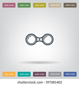 binoculars icon , vector illustration