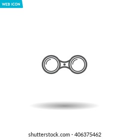 binoculars icon , vector illustration