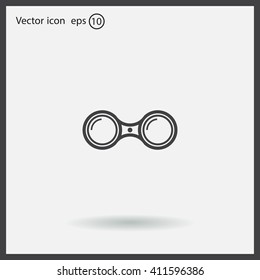 binoculars icon , vector illustration