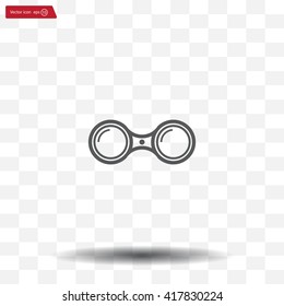 binoculars icon , vector illustration