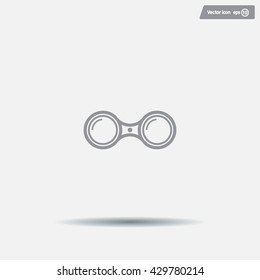 binoculars icon , vector illustration