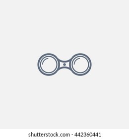 binoculars icon , vector illustration