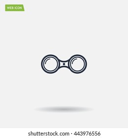 binoculars icon , vector illustration