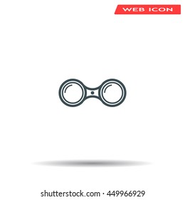 binoculars icon , vector illustration