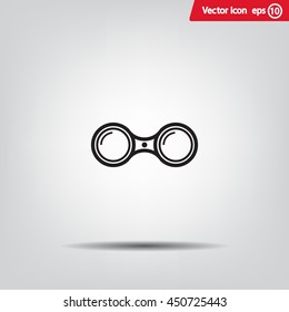 binoculars icon , vector illustration