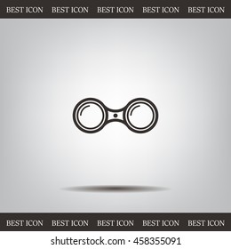 binoculars icon , vector illustration