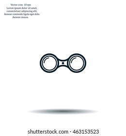 binoculars icon , vector illustration