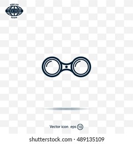 binoculars icon , vector illustration