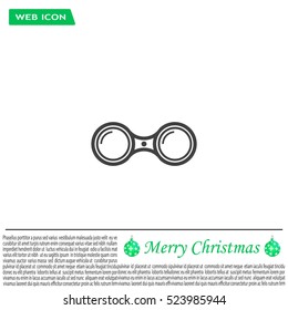 binoculars icon , vector illustration