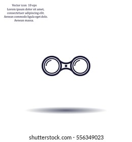binoculars icon , vector illustration