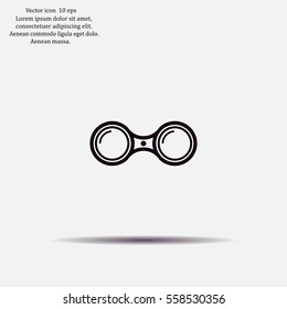 binoculars icon , vector illustration