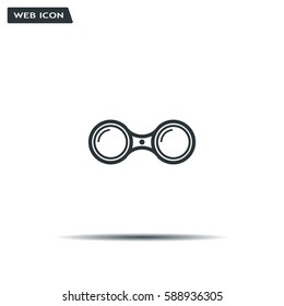 binoculars icon , vector illustration