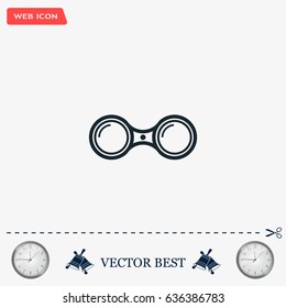 binoculars icon , vector illustration