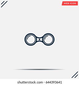 binoculars icon , vector illustration