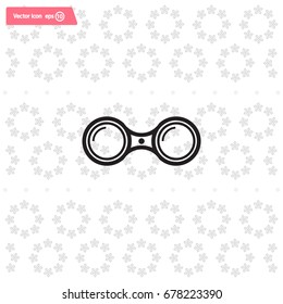 binoculars icon , vector illustration