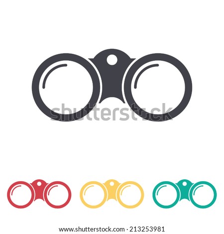 binoculars icon , vector illustration
