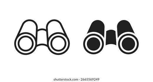 Binoculars icon. Vector Illustration. Isolated vector Illustration. EPS Illustration.